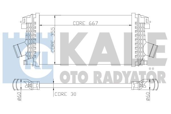 KALE OTO RADYATÖR Starpdzesētājs 344900